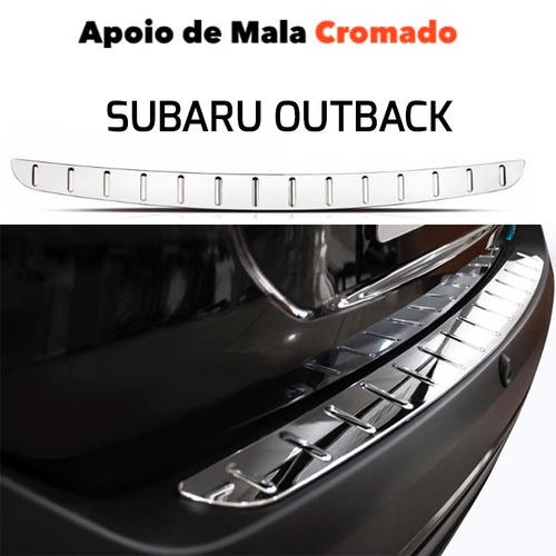 Protetor Cromado De Porta Mala Para Subaru Outback