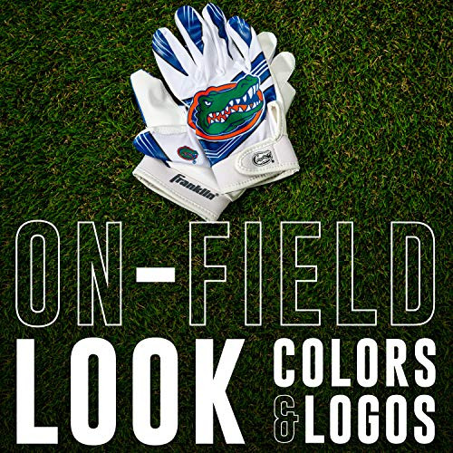 Guantes De Receptor De Fútbol Franklin Sports Florida Gators