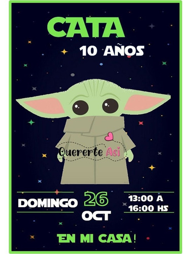 Kit Imprimible Express Personalizado- Baby Yoda