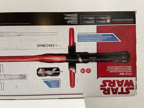 Sable De Luz Kylo Ren De Lujo Bladebuilders Star Wars Espada (Usado)