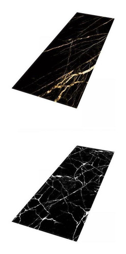 2 Alfombrillas De Mármol Para Puerta, Alfombra Larga Para En