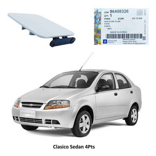 Tapa Gasolina Externa Aveo 2005 2006 2007 Clasico 4 Puertas