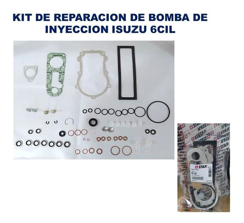 Kit De Reparacon De Inyeccion Bomba Isuzu 6cil