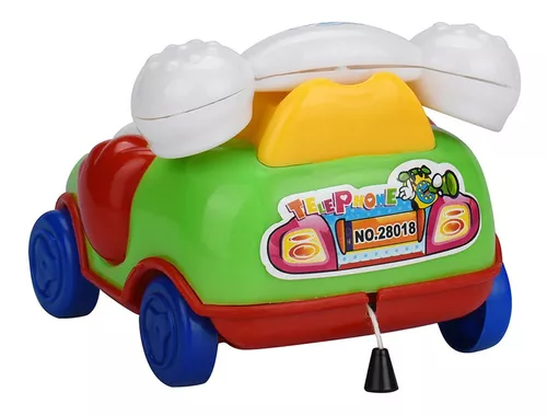 Carrinho De Corrida Movido A Corda Brinquedo Infantil - Feira da