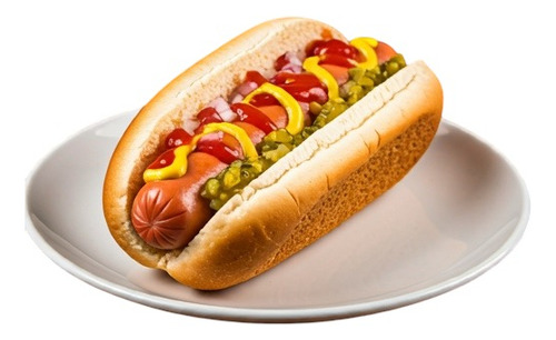 Pão Para Hot Dog Caixa Com 50un Com 70 Gramas