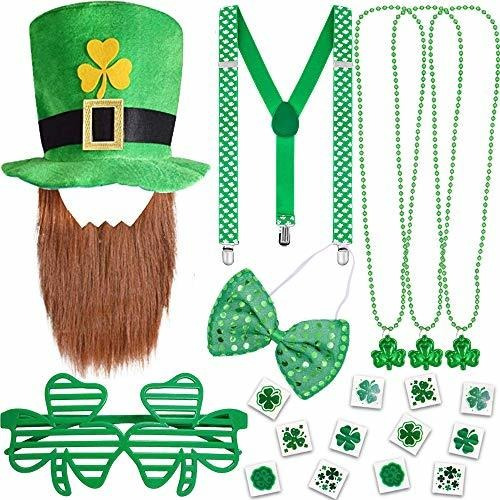 Accesorios Del Día De San Patricio Disfraz De Duende Sombrer