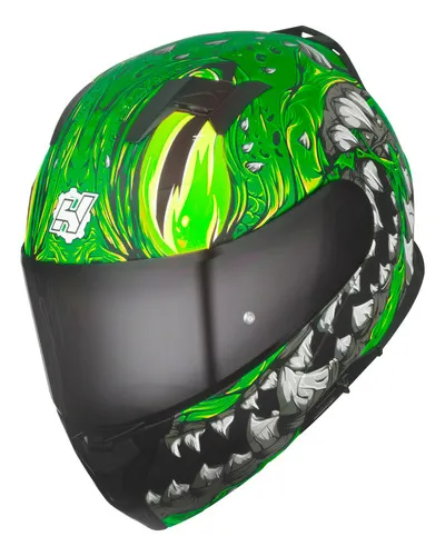 Cascos para moto color verde new arrivals
