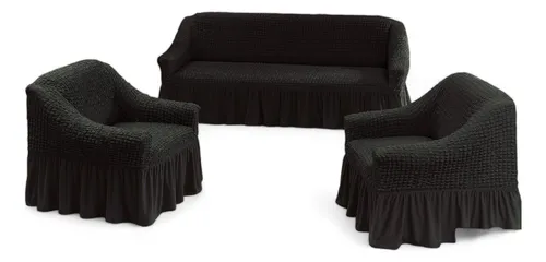 comprar Juego Fundas Sillon Turca Sofa Living 1+1+3 Elasticada