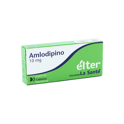 Amlodipino 10 Mg X 30 Tab (la Sante)
