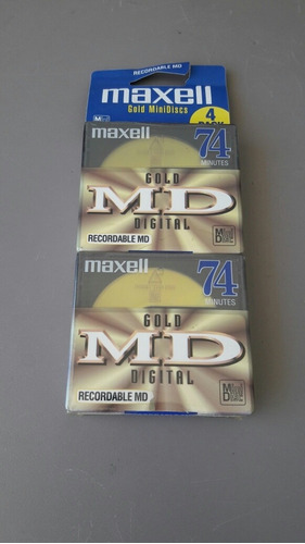 Minidisc Maxell GoLG Md Digital 74 Minutes