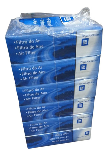 Filtro Aire Onix Motor 1.0 1.2 Pack X 6 Unidades 100% Chevro