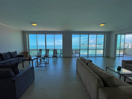 Imagem 3 de 30 de Apartamento Alto Padrão De Frente Para O Mar Nas Pitangueiras Com 6 Suítes E 4 Vagas - Guarujá. - Ap0152