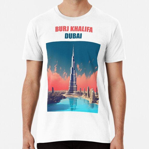 Remera Burj Khalifa Dubai Algodon Premium