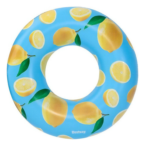 Flutuador inflável Bestway 36229 Tropical Lemon Ring 119 cm