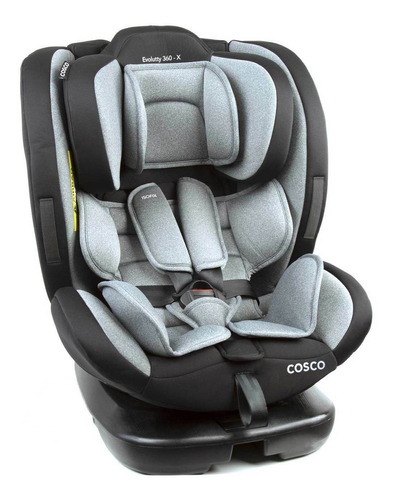 Cadeira infantil para carro Cosco Evolutty 360 - X cinza-mescla
