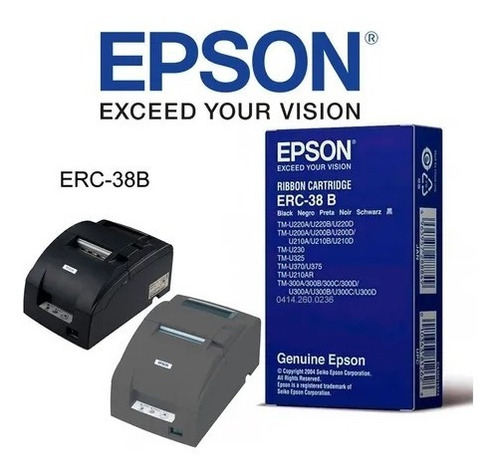 Cinta Epson Erc-38b Tmu-220 Bixolon Srp-270 Erc38b Original