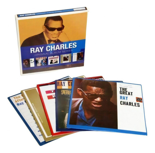 Ray Charles de Box C/ 5 CD - Serie de álbumes originales