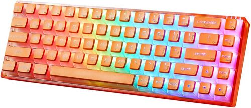 Teclado Hexgears Mecánico Inalámbrico/soda Orange