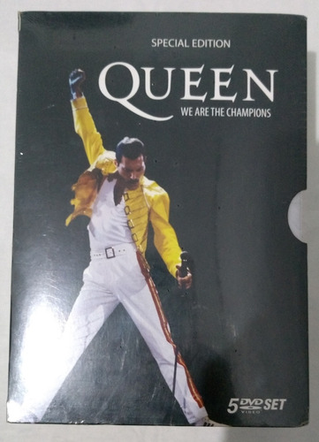 Dvd Queen - We Are The Champions   (box C/ 5 Dvds) Lacrado