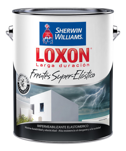 Pinturas Sherwin Williams Loxon Ld Super Elástico Bco 4 Lts