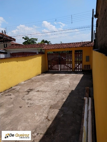 Imagem 3 de 12 de Casa Em Mongaguá, 1 Dormitório, Cozinha,sala ,quintal, Grades De Proteção, Área De Serviço,e Garagem . - 1761 - 33587890