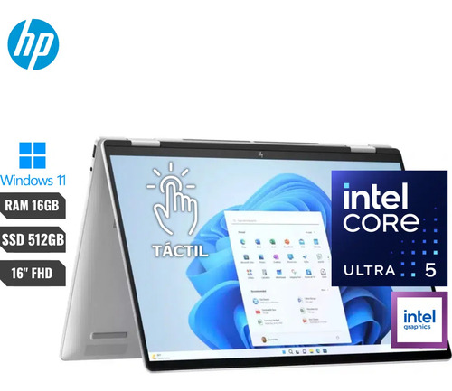 Notebook Hp Envy 16-ac0013 2-en-1 Intel Ultra 5 125u 512/16