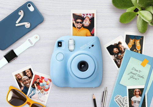 Imagen 4 de 4 de Cámara Instax Mini 7 Plus Azul Claro