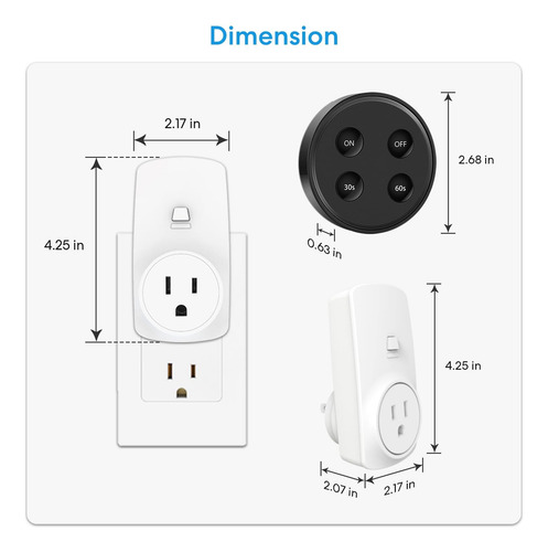 Kit De Interruptor Inalámbrico De Eliminación De Basura De D