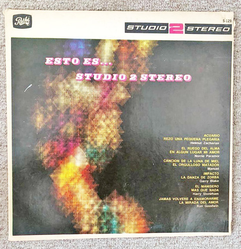 Disco De Vinilo Estudio 2 Stereo