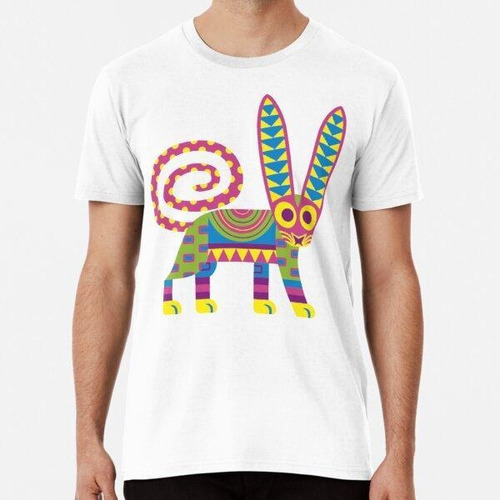 Remera Gato Alebrije Mexicano Algodon Premium