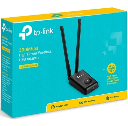 Adaptador De Red Inalambrico Tp-link Tl-wn8200nd Usb N300