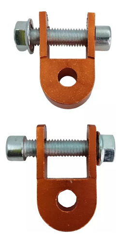 Extension Para Amortiguador Naranja Moto Aluminio