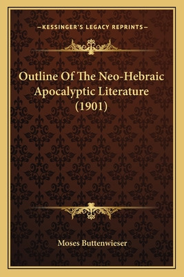 Libro Outline Of The Neo-hebraic Apocalyptic Literature (...
