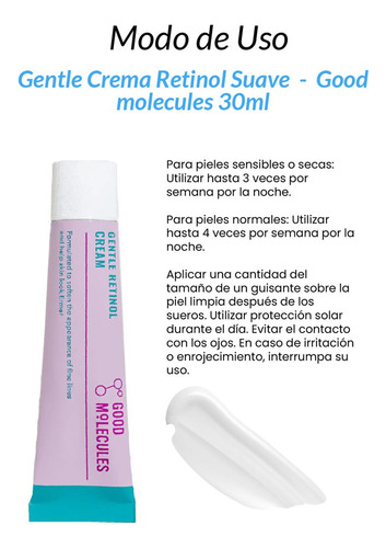Gentle Crema Retinol Suave Good Molecules 30ml