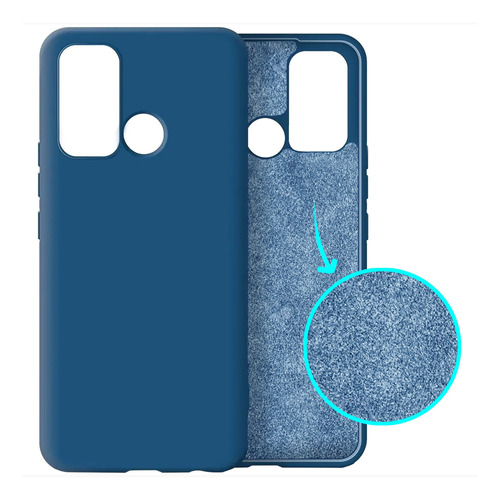 Silicone Case Con Gamuza Interna Para Motorola G31 