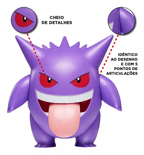 Boneco Pokemon Gengar 10cm Battle Figura WCT Sunny 2602