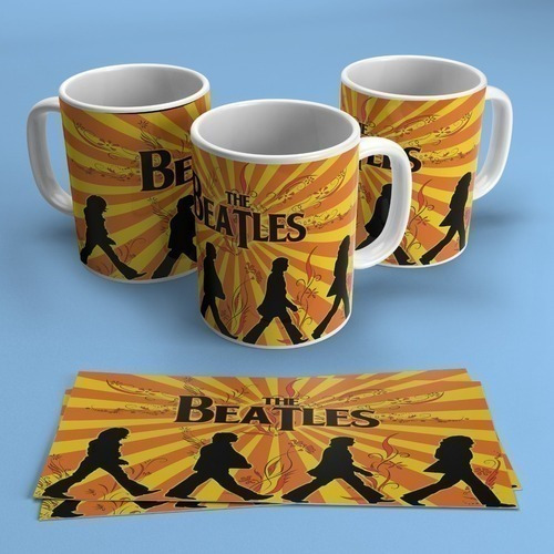 Imagen 6 de 9 de Plantillas Para Sublimar Tazas Bandas Metal Y Rock