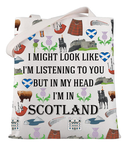 Scotland Trip Gift Scotland Travel Tote Bag Scotland Souveni