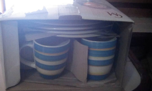 Imagen 2 de 2 de Juego De Vajilla De Porcelana 16 Piezas Casa Moderna
