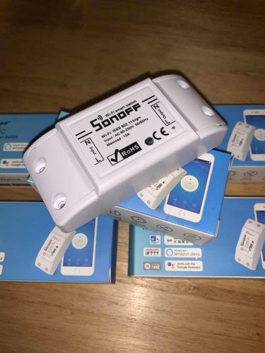 Sonoff Domotica Basic, 10a, Control D Luces-wifi X2 Unidades