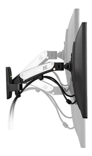 Suporte De Parede Pistão Monitor Articulado North Bayou 120