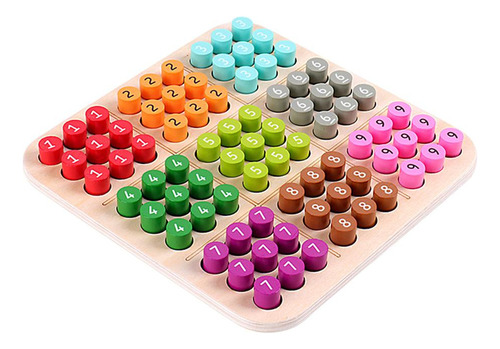Juego De Mesa De Rompecabezas De Madera Sudoku, Minijuego De
