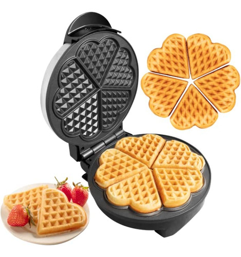 Waffle Maker Con Forma De Corazón Para El Día De San Valentí