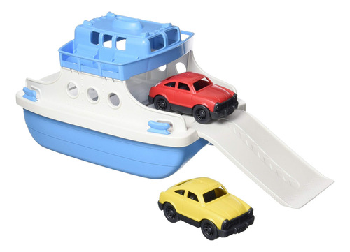 Green Toys Ferry Boat, Azul/blanco 4c - Juego De Simulació.