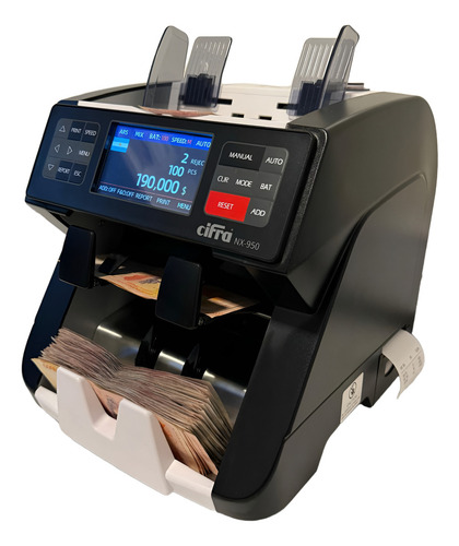 Contadora Clasificadora Billetes Cifra Nx950 Detección Falso
