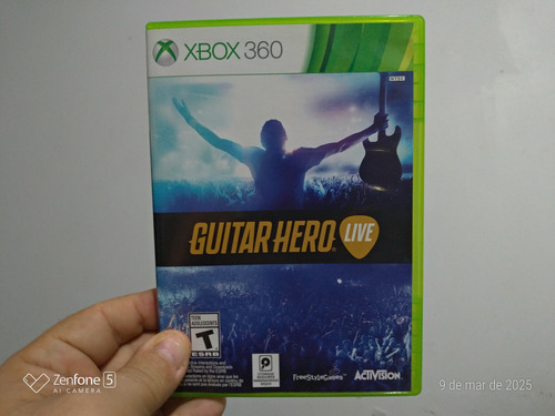 Jogo Xbox 360 Guitar Hero Live Impecável Original (Usado)