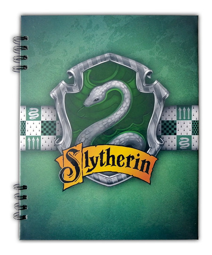 Cuaderno Universitario Xxl,3materias-harry Potter Slytherin