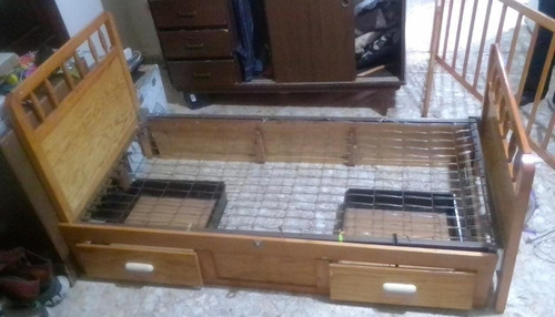 Cama Cuna Grande Poco Uso Madera (Usado)