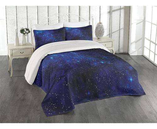 Conjunto De Cobertor De Estrella Lunar Tamaño Queen, Estrell