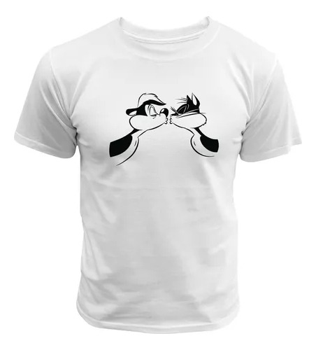 Remera Camiseta Beso Pepe Le Pew Y Penelope Looney Unisex